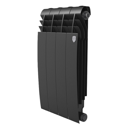 Радиатор биметал. Royal BiLiner 500/Noir Sable (черн.) - 4 секц. (стар.арт.НС-1084943)