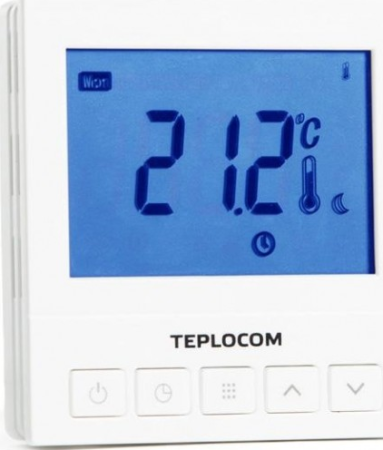 Термостат комнатный TEPLOCOM TS-Prog-220